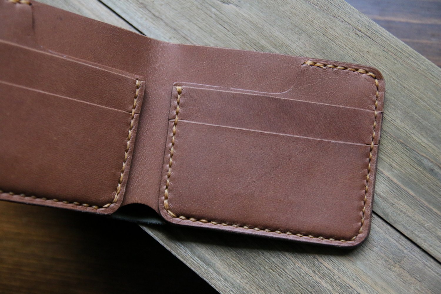 Image of Revision Bifold in Sage Vintage and Natural Chromexcel