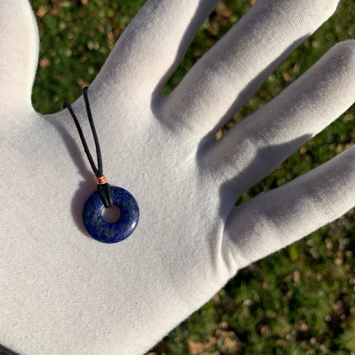 Image of Adjustable Lapis Lazuli Pendant 