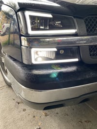 Image 2 of 03-06 SILVERADO BLACK CLEAR HEADLIGHTS GEN 2