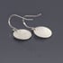 Small Sterling Silver Mixed Metal Tea Tin Circle Earrings  Image 5