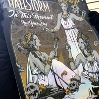 Image 1 of Halestorm November 2019 European Tour Poster - Foil Variant