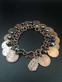 Image 2 of Beaded Penny Bracelet 