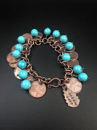 Image 1 of Pine Stone Penny Bracelet