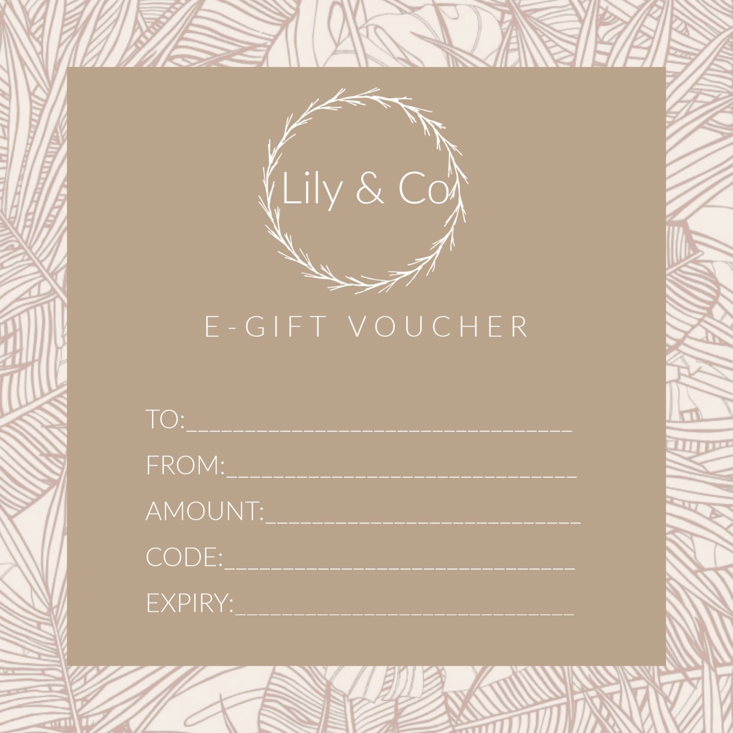 Image of E-GIFT VOUCHER 50