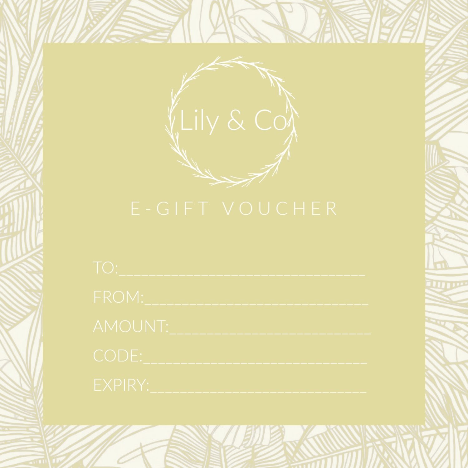 Image of E-GIFT VOUCHER 100
