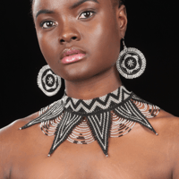 Image 3 of Zulu Spear Beaded Choker