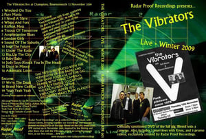 Image of The Vibrators - Live Winter 2009 (DVD)