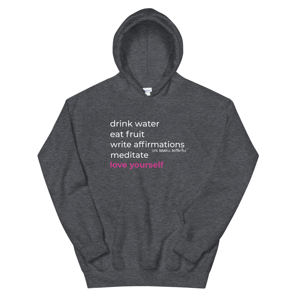Love yourself store sweatshirt with butterfly