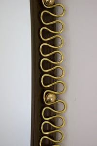 Image 4 of Wall Mirror with Brass Loop Frame (Large Size) by Josef Frank