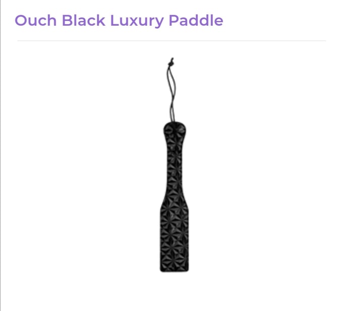 Image of Ouch Luxury paddle