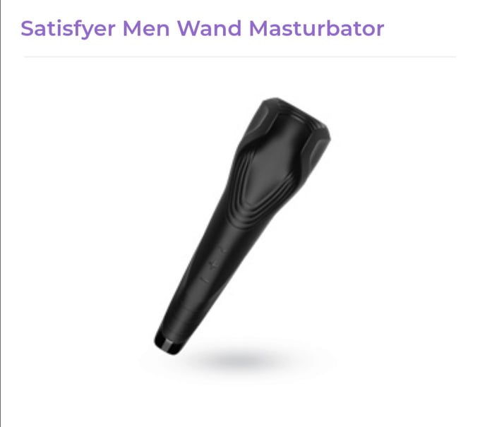 Image of Men Satisfyer Wand Masturbator