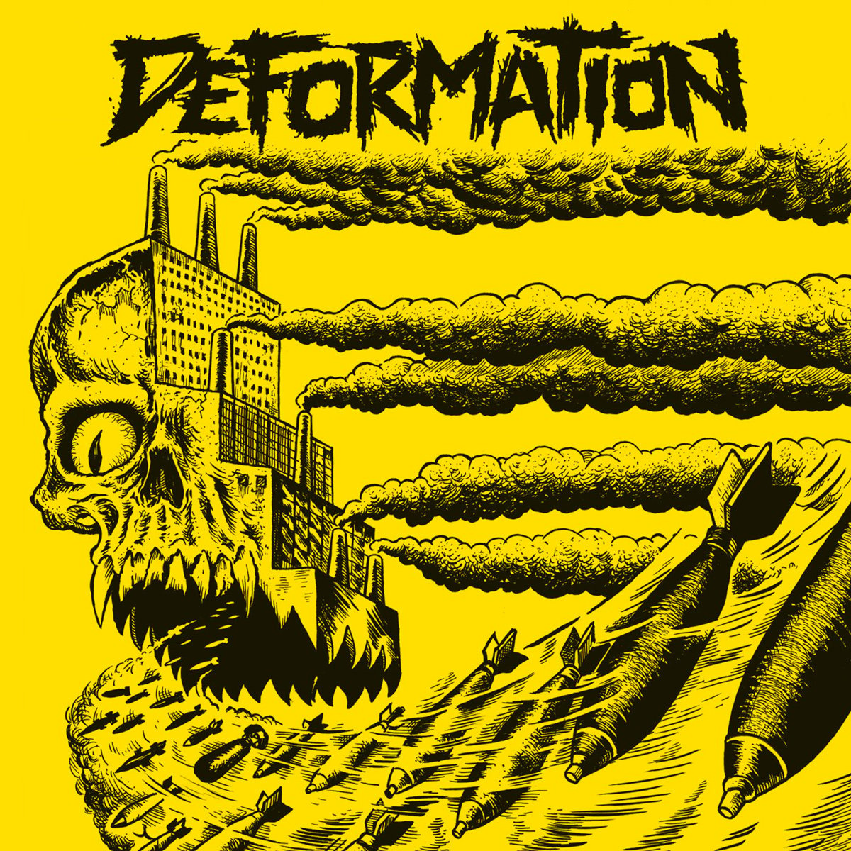 Image of DEFORMATION "s/t" 12" on yellow wax