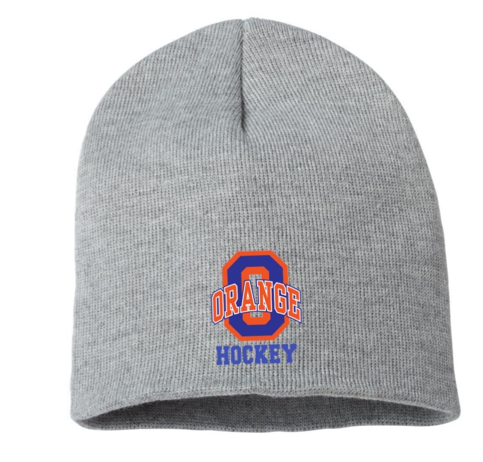Image of Olentangy Orange Hockey Beanie Hat - Embroidery  