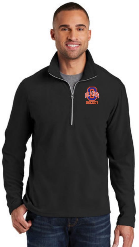 Image of Microfleece 1/2-Zip Pullover - Embroidery 