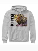 Image of K I N G Hoodie - unisex (available in grey, red and black)