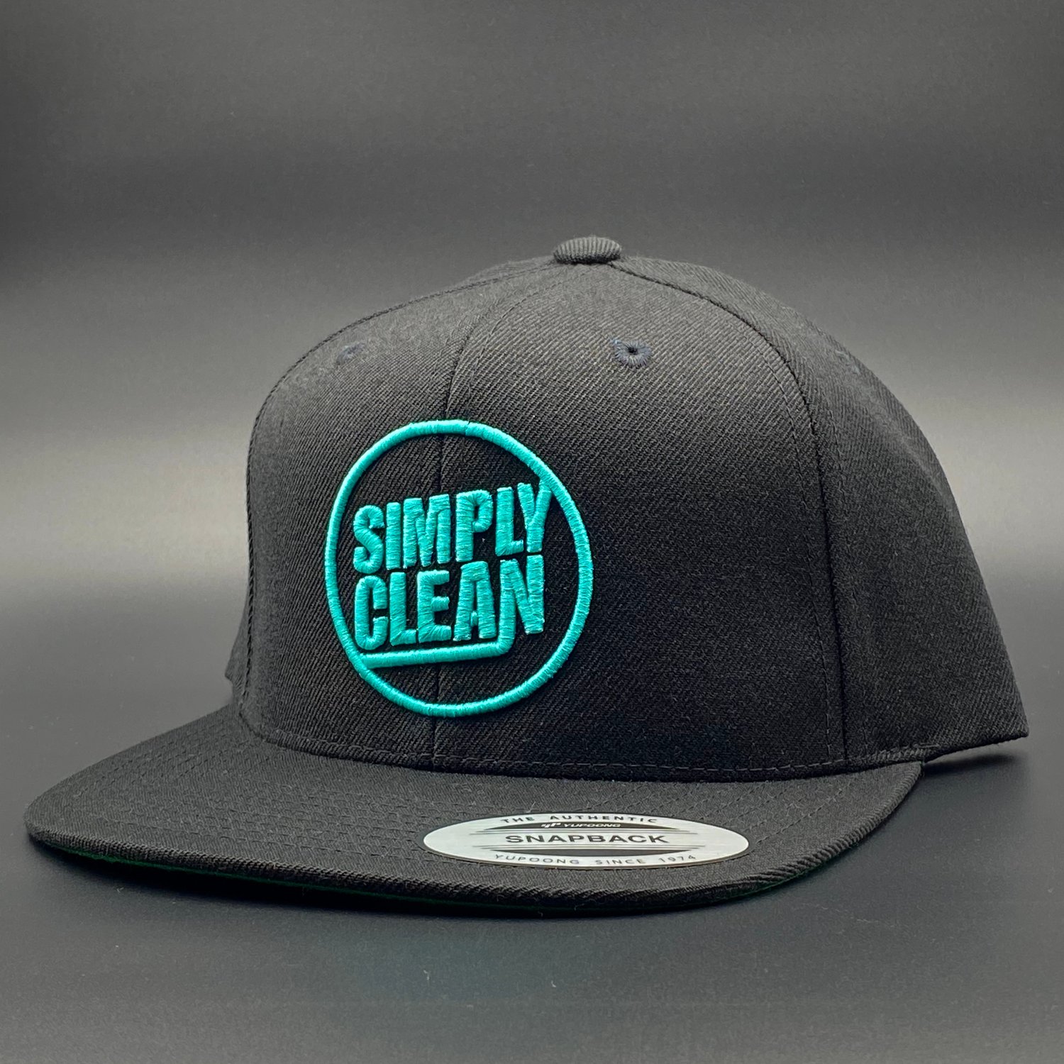 Image of Deconstructed Logo Snapback... Black/Teal