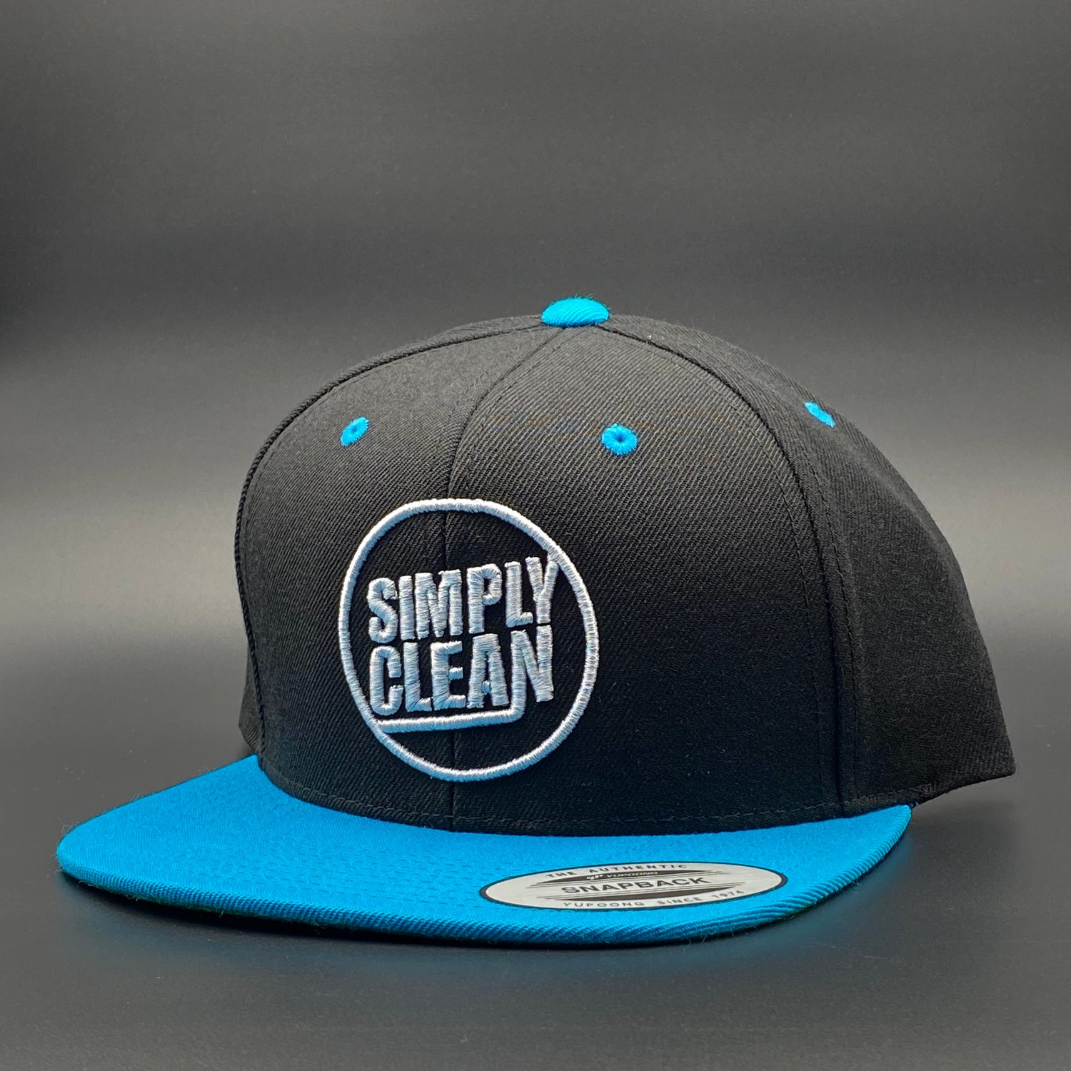 Image of Deconstructed Logo Snapback... Black/Teal/Silver