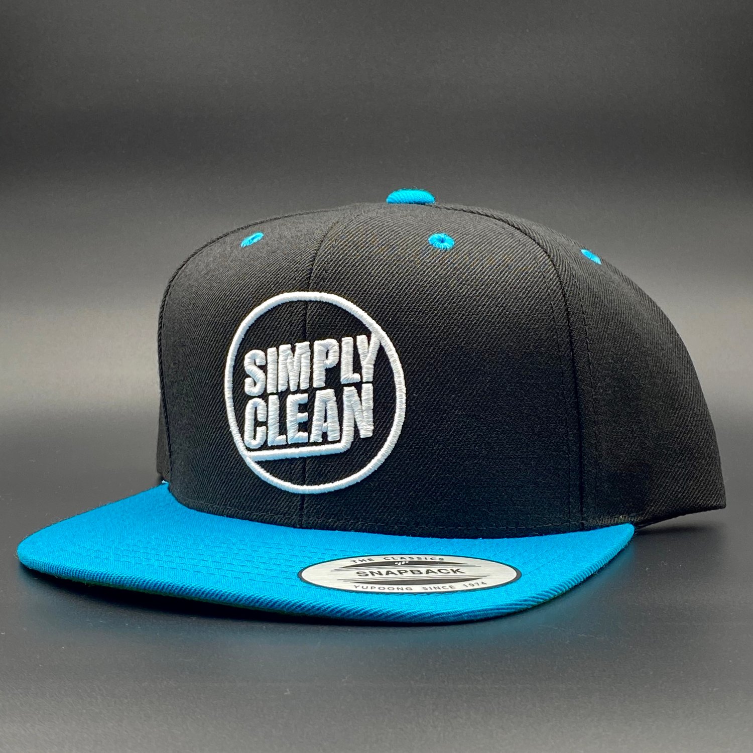 Image of Deconstructed Logo Snapback... Black/Teal/White