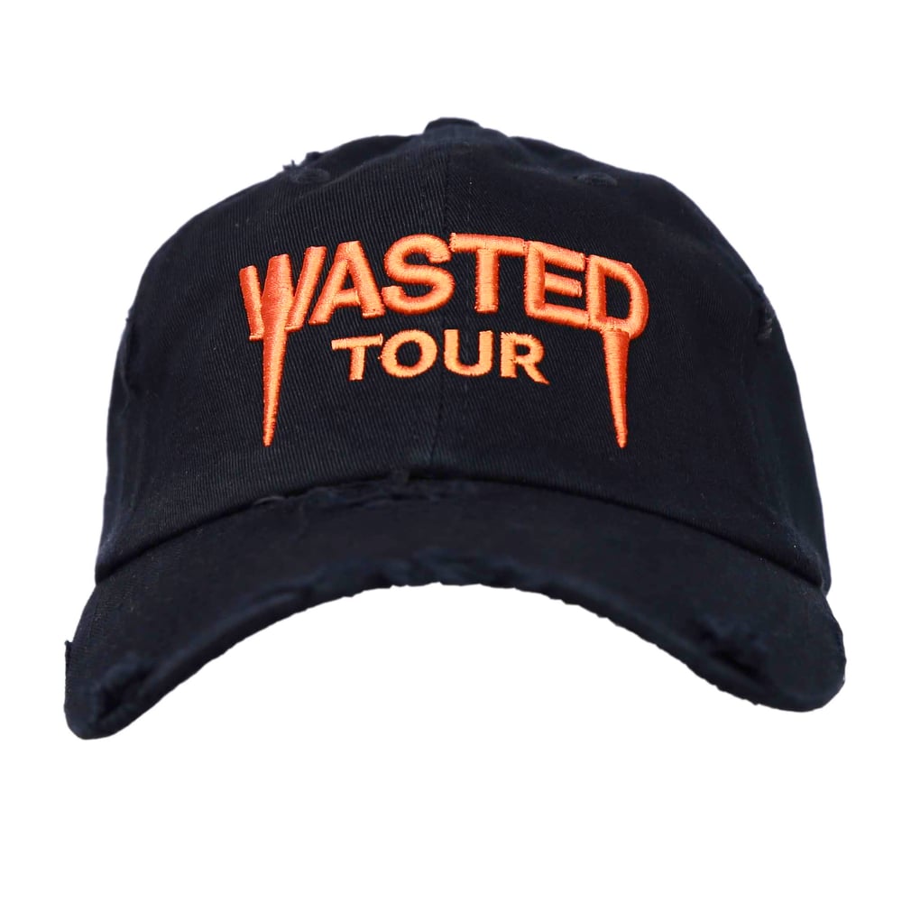 Image of “Wasted Tour” Distressed Dad Hat (2 colors)