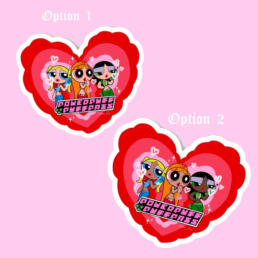 Image of Powerpuff Puff Pass Stickers