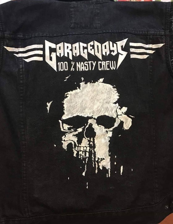 Image of GARAGEDAYS 100% NastyCrew  "The Chief" denim jacket (Handpainted)