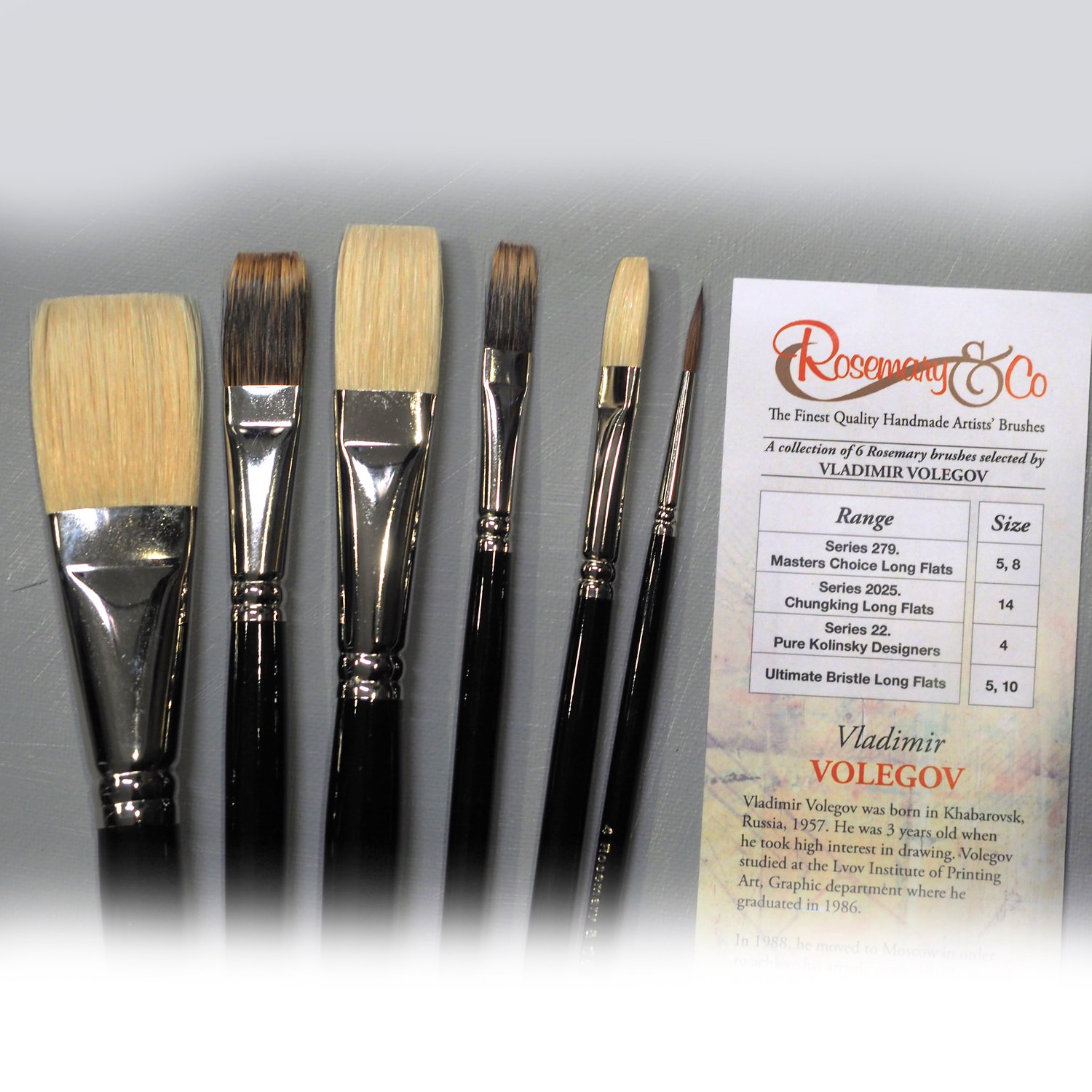 Image of Vladimir Volegov Rosemary&Co Brush Set