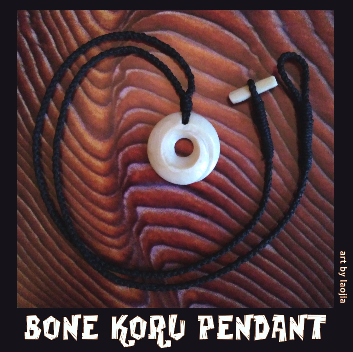 Image of BONE KORU PENDANT