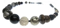 Image 2 of ONE OFF Lava with Labradorite Necklace