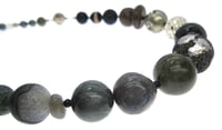 Image 3 of ONE OFF Lava with Labradorite Necklace