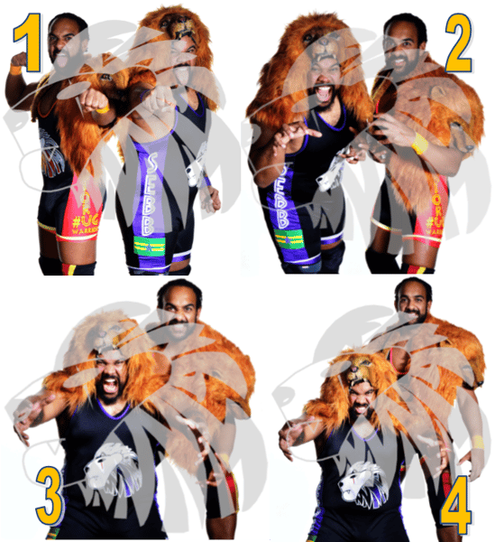 Image of Lion Kings Personalised Photo