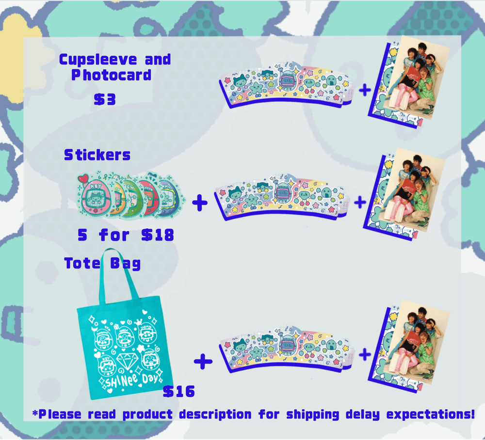 Image of 18th SHINee Day Cupsleeve Extras!