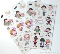 Image 1 of RUN WITH THE WIND - Clear sticker sheet