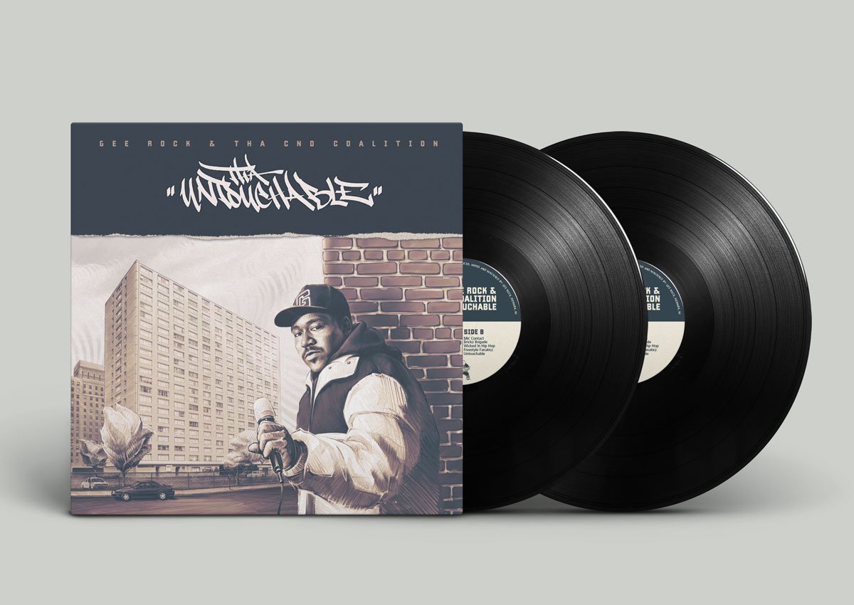 Gee Rock & Tha CND Coalition - The Untouchable 2LP | Heavy Jewelz