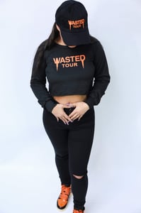 Image of “Wasted Tour” Cropped long Sleeve Shirt