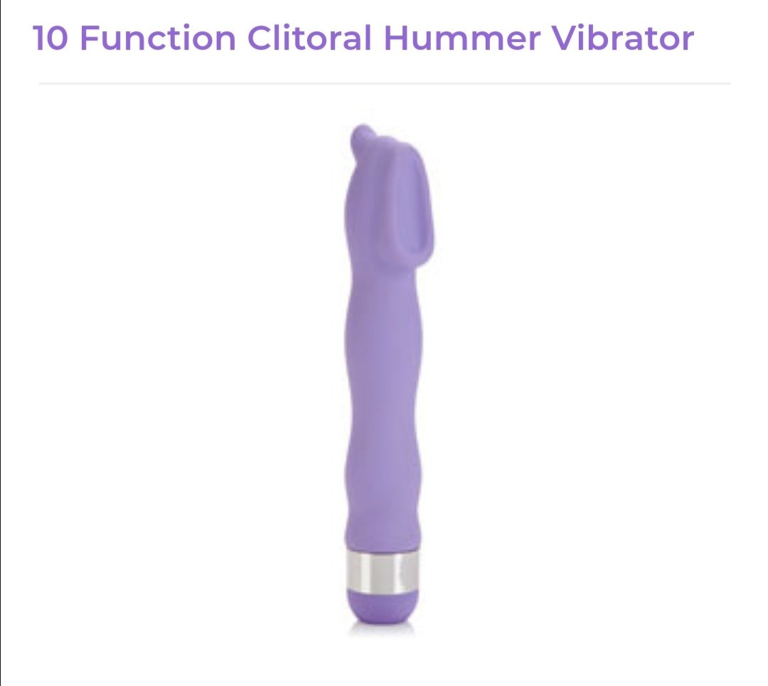 Image of 10 function clitoral hummer vibrator