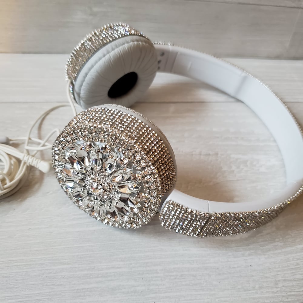 'Lauren' Bling Headphones 