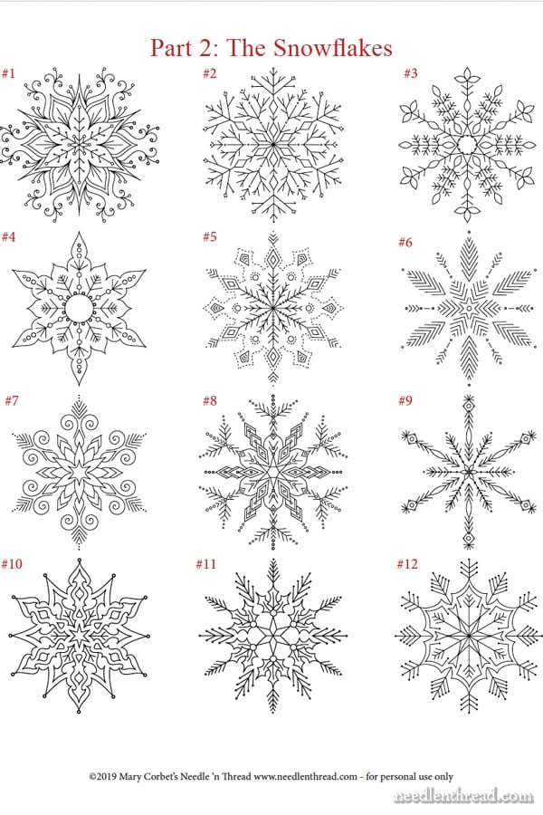 Mary Corbet's Needle 'n Thread — Snowflakes: 12 Winter Projects for Hand Embroidery mary-corbet-s-needle-n-thread-snowflakes-12-winter-projects-for-hand-embroidery