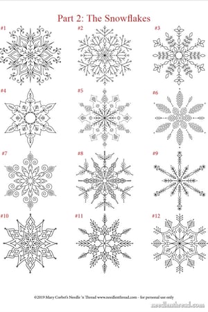 Image of Snowflakes: 12 Winter Projects for Hand Embroidery