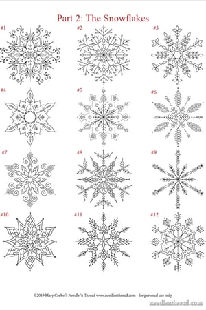 Mary Corbet's Needle 'n Thread — Snowflakes: 12 Winter Projects for ...