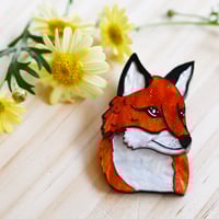 Mini Felix Fox brooch 