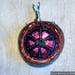 Image of Color Shifting Czech Glass Wheel Button Avocado Pendant #03