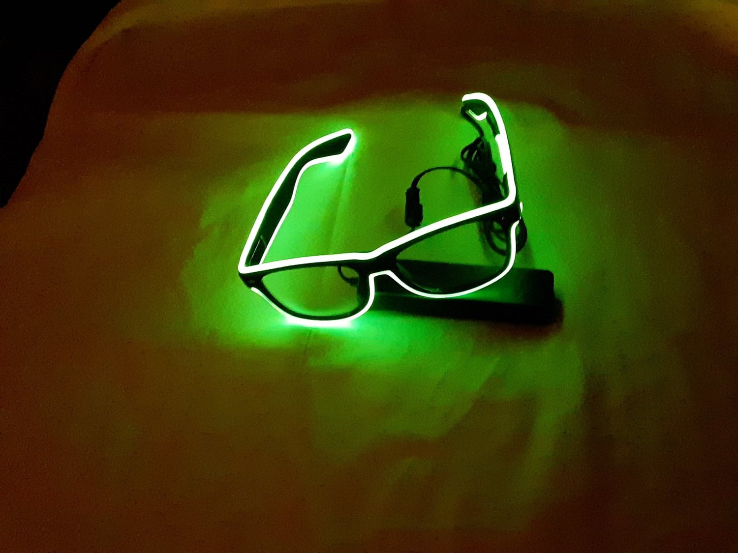 Image of Light Green LED Sunglasses