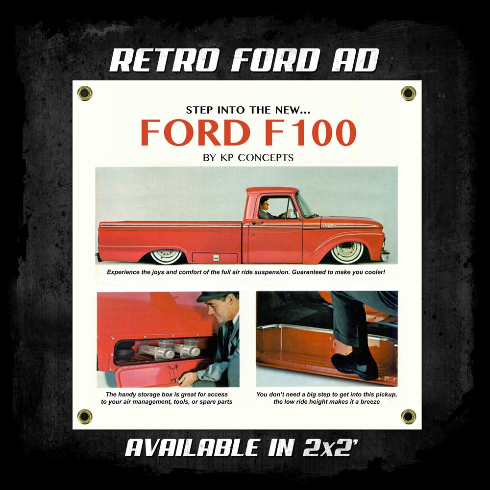 Image of Retro Ford Ad Banner