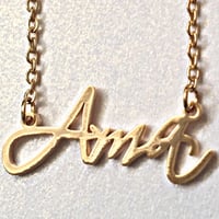 Image 1 of ZEAL WEAR YOUR DAY NECKLACE - AMA (SATURDAY)