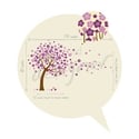 Vinyl Wall Decal Art - Trailing Cherry Blossom Tree - dd1012