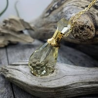 Image 1 of  Champagne Crystal Essential Oil Pendant