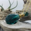Emerald Crystal Essential Oil Pendant