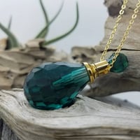Image 1 of Emerald Crystal Essential Oil Pendant
