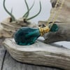 Emerald Crystal Essential Oil Pendant