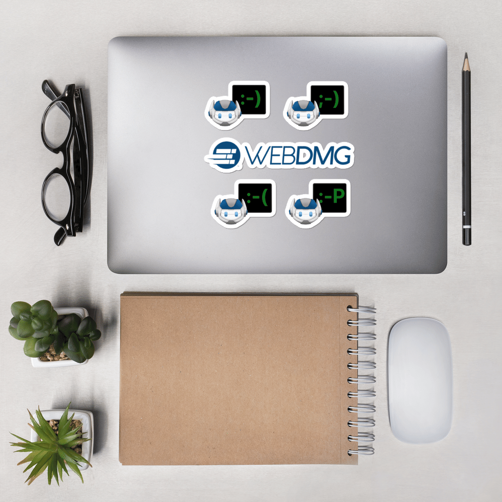 Image of WEBDMG Robot Emoji Stickers Pack
